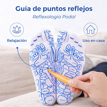 Calcetín de Reflexología y Masaje Relajante para Pies